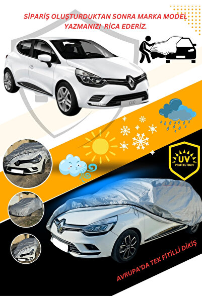 CarGuard Tüm Hatchback Araçlar Ile Uyumlu Lüks Miflonlu Araba Brandası Çadır Örtü