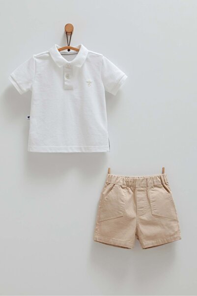 Caramell PİKE TSHIRT ŞORT TAKIM Bej