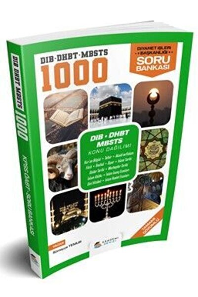 Akademi Denizi Diyanet Işleri 1000 Soru Bankası 2024-2025