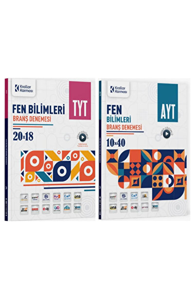 Krallar Karması Krallar Karması TYT AYT Fen Bilimleri Branş Denemeleri Seti
