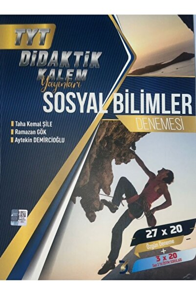Hız ve Renk Yayınları Didaktik Kalem Yayınları 27x20 Tyt Sosyal Bilimleri Den...