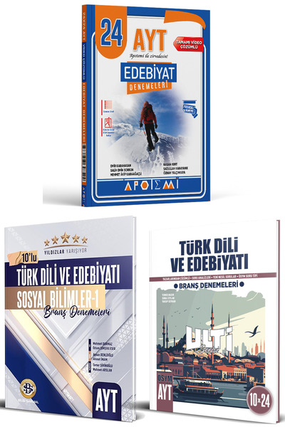 Apotemi Yayınları Apotemi Yayınları Bilgi Sarmal Yayınları Ulti Yayınları AYT...