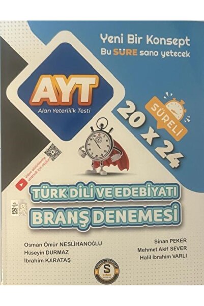 Sure Yayınları Süre Yks Ayt Denemesi Türk Dili Edebiyatı - 2024-2025