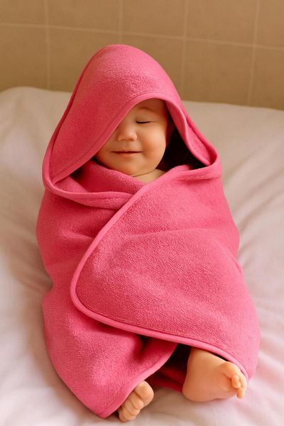 Ender Home Hooded Towel Newborn Baby Swaddle Baby Bath Towel Swaddle