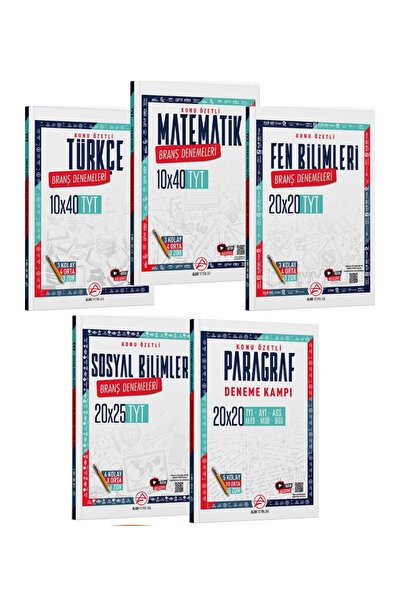 Alan Yayınları Alan Yayınları TYT Türkçe Matematik Fen Sosyal Bilimler Paragr...