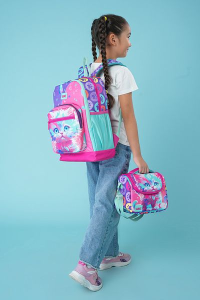 Wia Cat Girl 3-Piece School Bag Set