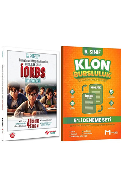 Mozaik Yayınları Mozaik ve İşleyen Zeka Yayınları 5. Sınıf Bursluluk Sınavı İ...