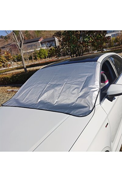CoverPlus Car Front Windshield Sunshade Vehicle Auto Sun Visor Sun Protector 140X80Cm