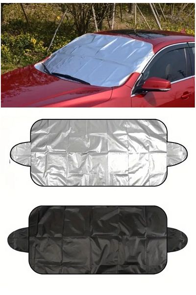 CoverPlus Car Front Windshield Sunshade Vehicle Auto Sun Visor Sun Protector 150X80Cm