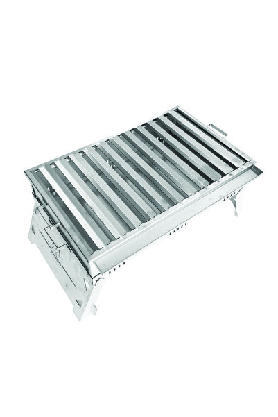 Enazon Büyük Boy Paslanmaz Katlanır Pratik Mangal (YIKANABİLİR) 55 x 29 x 23 ...