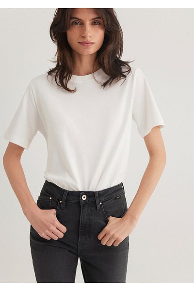 Mavi Tricou de bază Ecru Regular Fit 1600965 -33389
