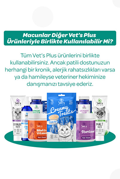 Vet's Plus Calcium Tablet 75'li (Kalsiyum Desteği, Kedi ve Köpekler için)
