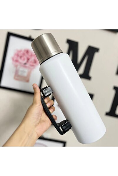 Elista CKR2085 ترمس ستانلس ستيل سعة 1.5 لتر مع مقبض أبيض