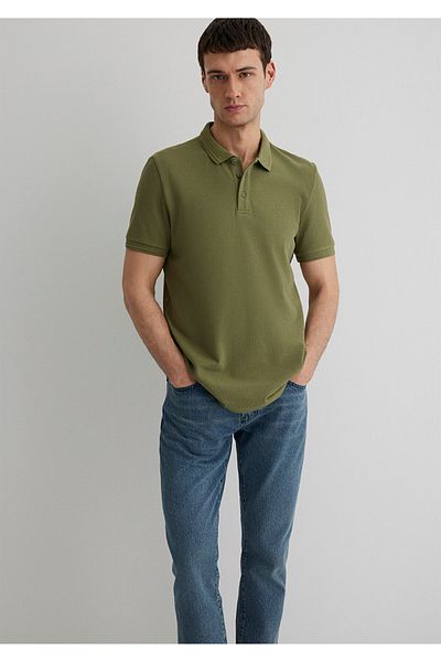 Mavi T-Shirt Khaki Polo Slim Fit / Στενό κόψιμο 064946-28524