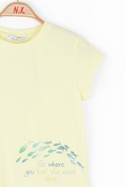 nk kids ETEKUCU FISH PRINTED BODY Κίτρινο