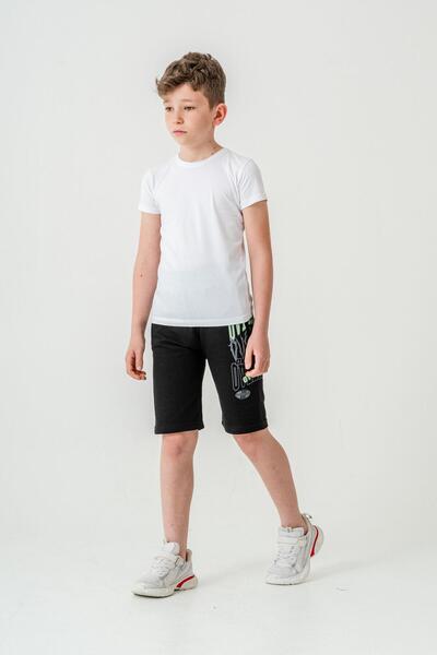 Mışıl Kids Αγόρι Σορτς - OVERCOME PRINTED, ΜΕ ΤΣΕΠΕΣ