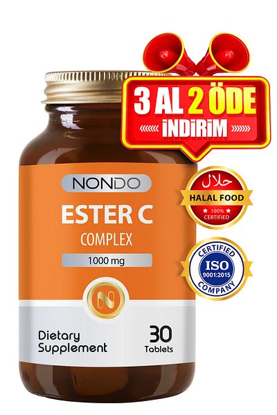 Nondo Ester C 1000 Mg Vitamin C Absorbable 30 Tablets. (Vitamin C Bird Nose Extract)