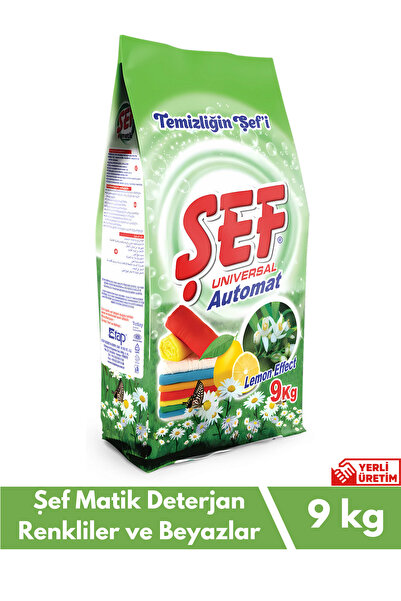 ŞEF Matik Deterjan 9-kg Bahar Esintisi