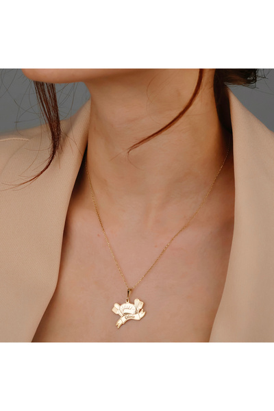 ALTINTEMAS Kişiye Özel Aşçı Şapkası ve Mutfak Temalı Kolye – 925 Ayar Gümüş Altın Kaplama