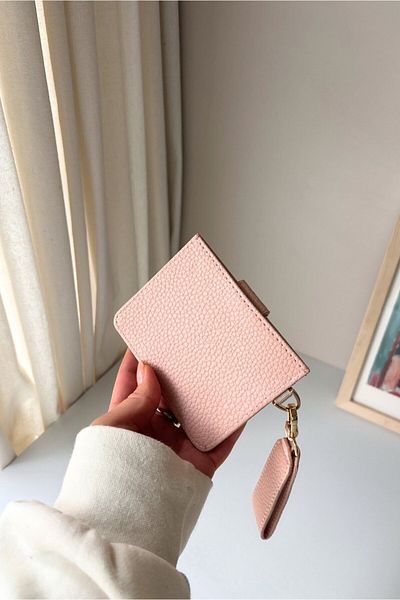Yuka Atelier Velina Minimal Wallet with Keychain and Card Holder Detail