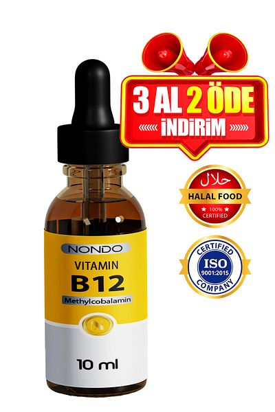 Nondo Vitamin B12 Drops 10ml (Methylcobalamin Vitamin B12)