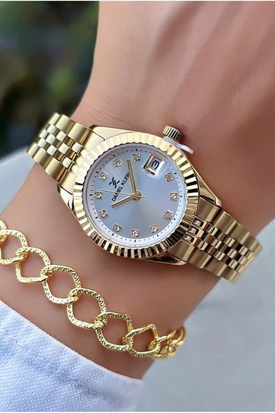 Daniel Klein Original 2 Years Warranty Steel Cord Women's Watch Bracelet Gift Dk 651465 D4G