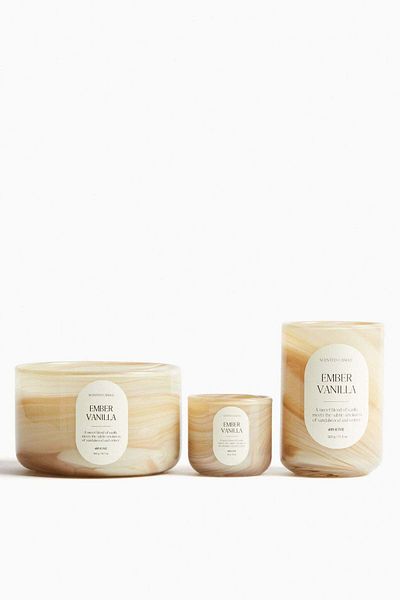 H&M شمعة معطرة كبيرة في حامل زجاجي
