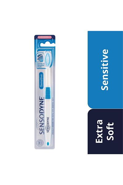 Sensodyne Tooth Brush Sensitive Extra Soft 1 Pc Assorted Color Daily Deep Cleaning With Gum