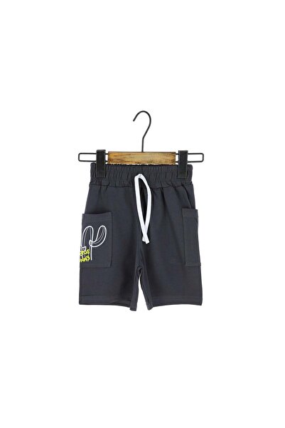 atabay شورت رجالي CEPLİ 36/1 P.LYC SINGLE Jersey أنثراسيت