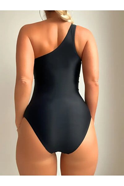 EZRA Γυναικείο μαγιό με λεπτομέρεια από τούλι εφέ σύσφιξης