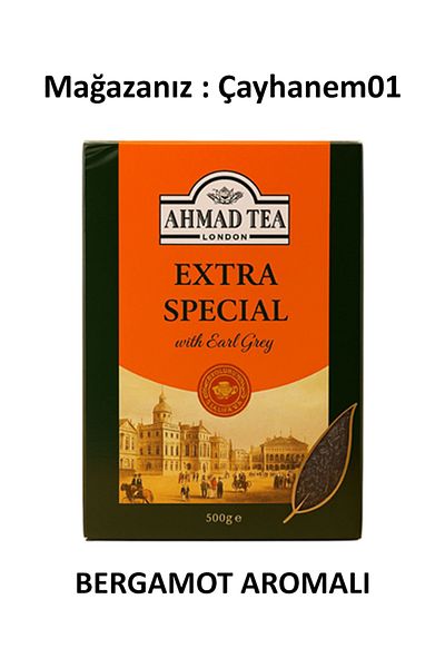Hepyek Ahmad Tea Extra Special Earl Grey 500g – Bergamot Flavored Black Tea