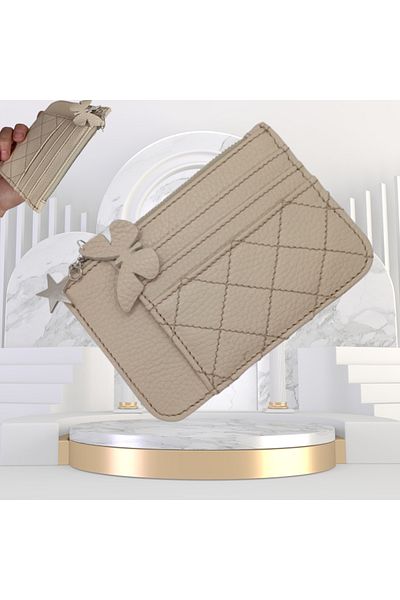 OEM Portcard Dama, Piele Naturala,portofel Femei,accesoriu Elegant,6 Sloturi Card,handmade,