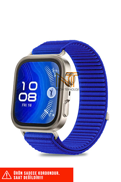 Nezih Case Huawei Fit 4 Pro / Fit 4 / Fit 3 Uyumlu Sportif Örgü Cırtlı Pratik...