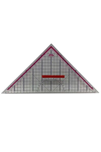 akyüz makine Geodetic Triangular Ruler 32 cm Sailor Ruler Textile Ruler Modelist Ruler