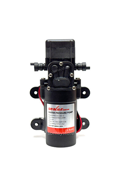 SomayStore 4.3 Litre 35 Psi 12V Tekne ve Karavan Hidroforu, Sealux