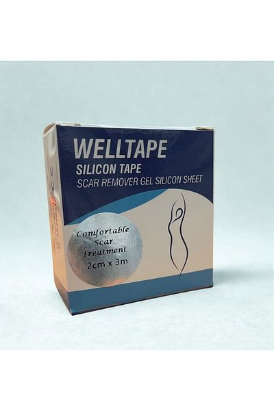 WELLTAPE Silicone Gel Scar Removal Tape Lesion Scar Keloid Skin Stretch Marks Surgery Scar Remover 2cm X 3m