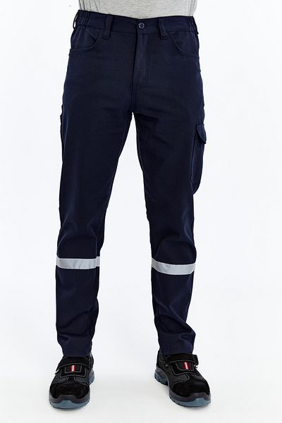 Uniprom Business Trousers Summer Basic Model 2 Navy Blue 5 Pockets