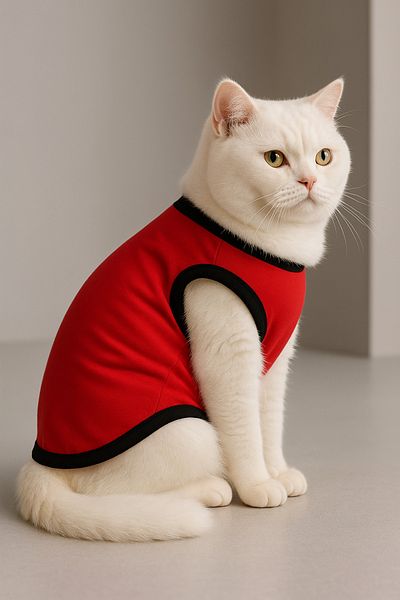 Monopetz New Season Polar Cat and Dog Outfit - Red Security [ Size Xs ]