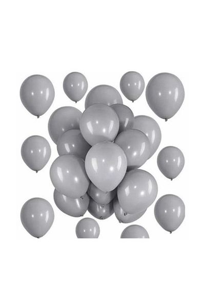 Onay Store 25 Gray Balloons - Birthday Concept - Party Supplies - Bride to Be Supplies