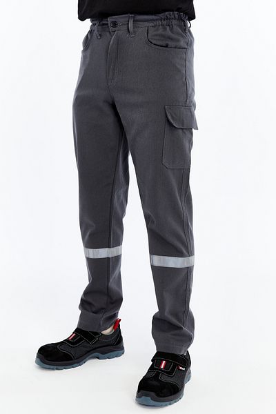 Uniprom Business Trousers Summer Basic Model 2 Gray 5 Pockets