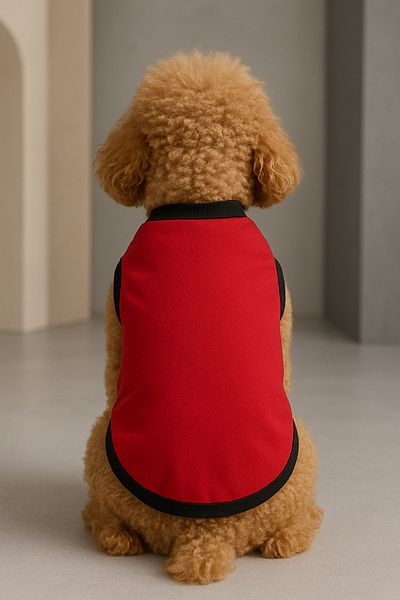 Monopetz New Season Dog And Cat Outfit - Plain Red