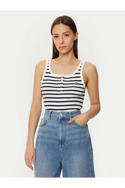 Tommy Hilfiger Women's T-Shirt Dw0Dw19492-0Fe