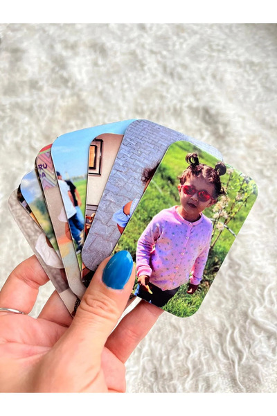 YÜCELMOBİLYATASARIM Kişiye Özel Fotoğraf Baskılı Magnet 6x9 Ebatlarında 25 Adet