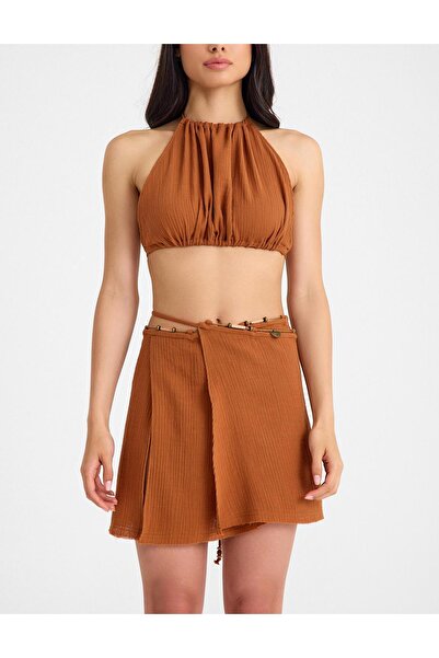 İLVİ Rufina Tile Women's Skirt Blouse Set