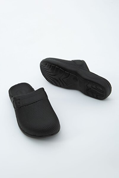 Moda Devrin Παντόφλες μπάνιου μπαλκονιού κήπου με μαύρη ζώνη (Η ΕΚΤΥΠΩΣΗ ΜΠΟΡΕΙ ΝΑ ΜΗΝ ΜΕΙΟΝ)