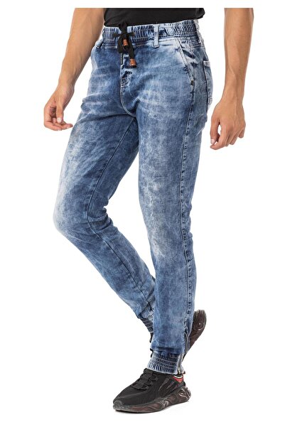 Cipo & Baxx Cd807 Paça Lastikli Basic Erkek Jean Pantolon