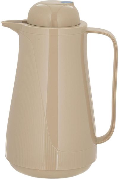 ALSAIF Coffee and Tea Vacuum Flask, leak-proof and keeps drinks hot, 1 Liter, Dark Brown