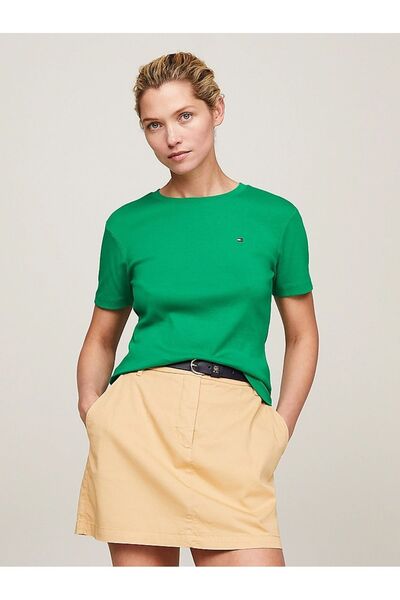 Tommy Hilfiger Basic Pamuklu T-Shırt