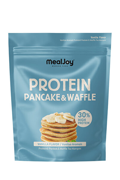 Mealjoy Protein PANCAKE & WAFFLE 600 gr Yüksek Proteinli Vanilya Aromalı