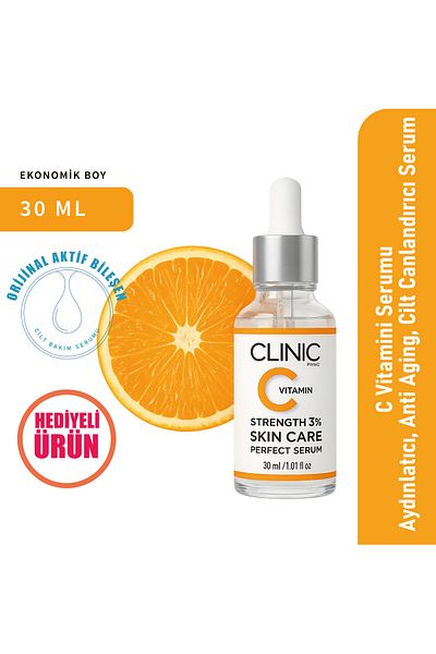 CLINIC PYROO Vitamin C Serum – Brightening, Anti Aging, Skin Revitalizing Serum 30 ml